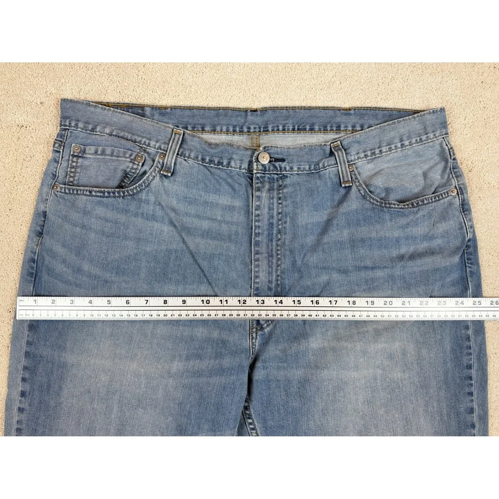 Levis 569 Mens Loose Straight Baggy Workwear Jeans Blue 44x32 Actual 42x29 #1468
